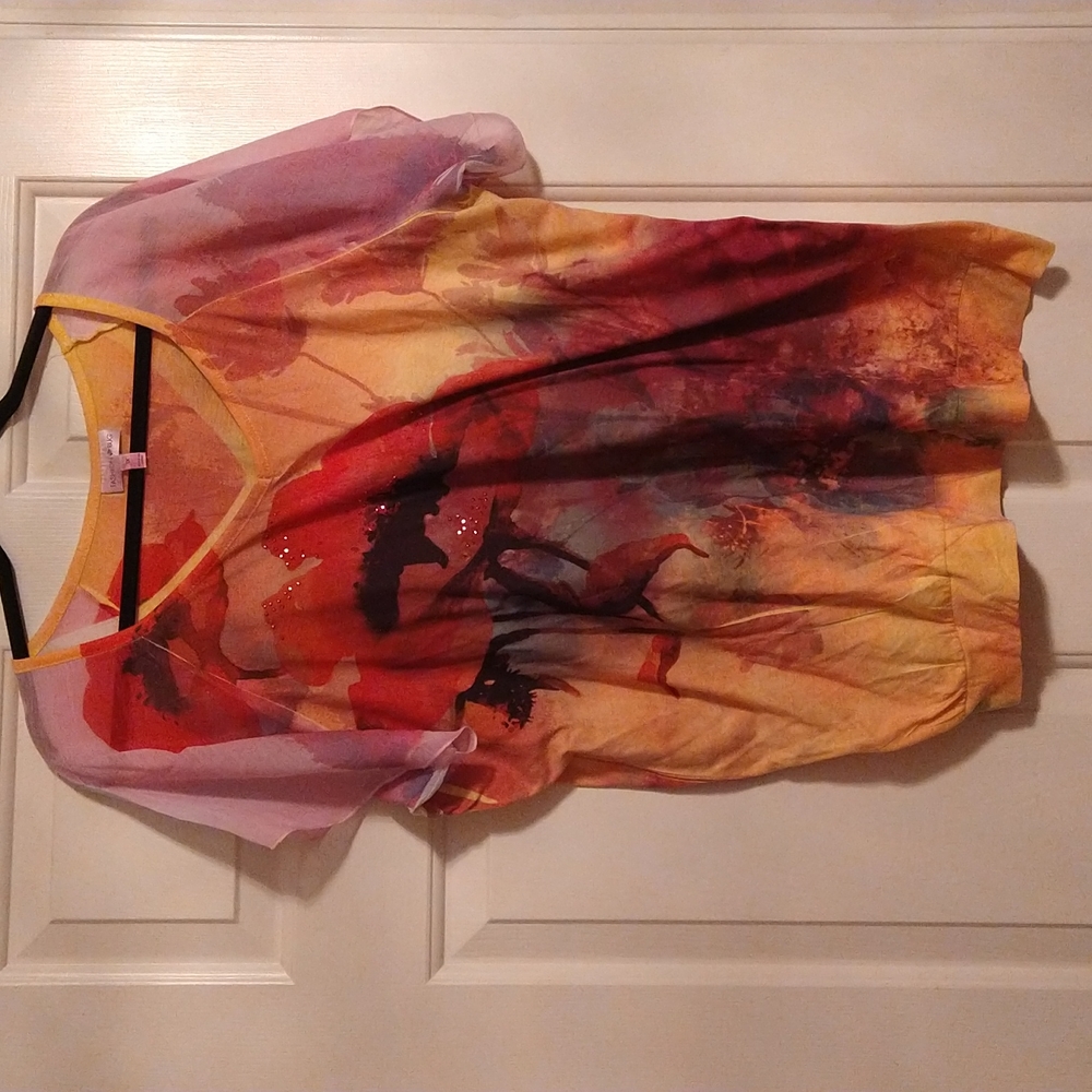 The most beautiful color coordinations Women's plus size 1X